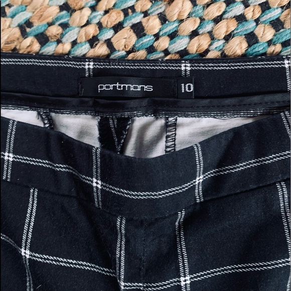 Portmans checked pants size 10 - Picture 3 of 5